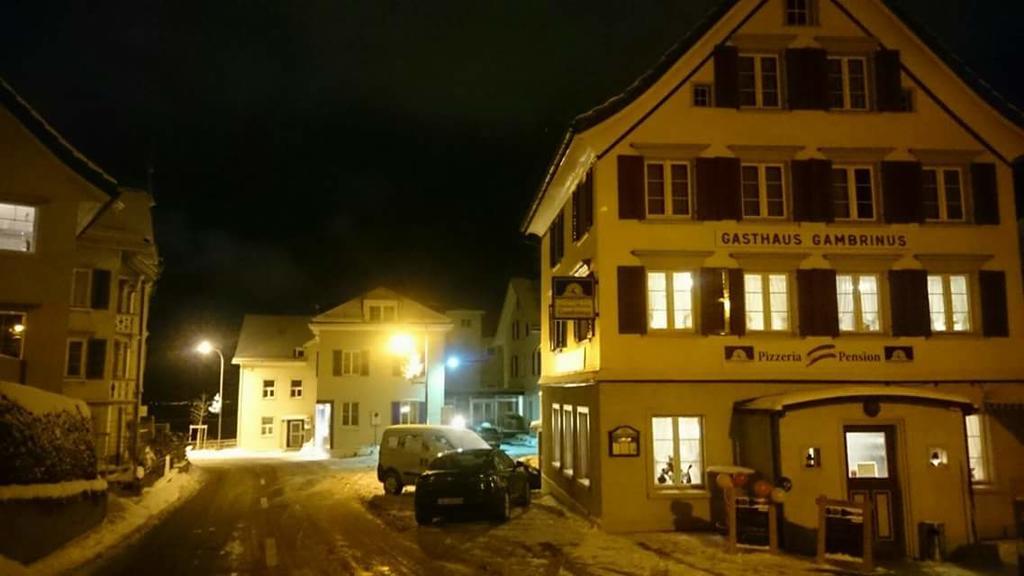 Pizzeria-Pension Gambrinus Walzenhausen Exterior foto